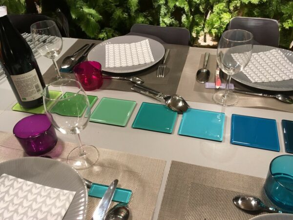 photo de dessous de verre dans un restaurant